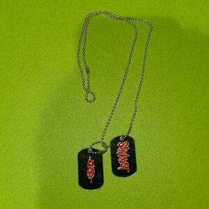Hot Topic Black and Red Necklace